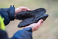 Archäologische Baubegleitung an der Landkabeltrasse von NordLink: Kein Erdklumpen, sondern ein Schuh aus dem 17. Jahrhundert