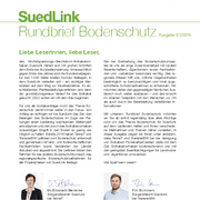 SuedLink Rundbrief Bodenschutz Ausgabe 1 2019