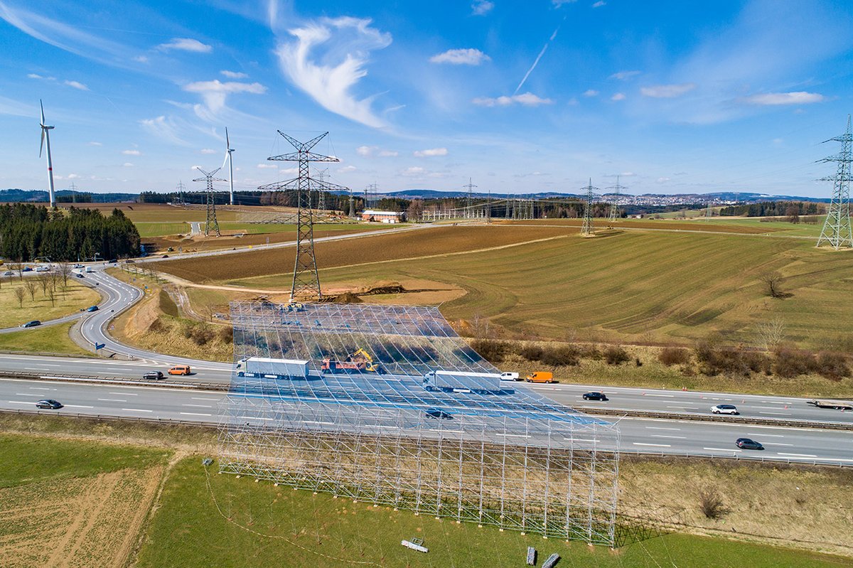 Sperrung Der A9: Schutznetz Gespannt - Blog Ostbayernring - TenneT