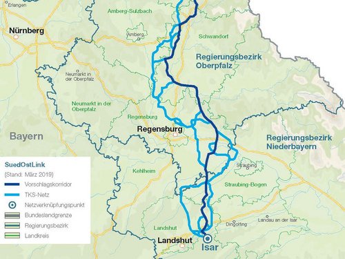 SuedOstLink: TenneT stellt vertiefte Planungen für zweiten Abschnitt