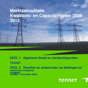 Kwaliteits- en capaciteitsdocument 2006-2012 (Marktconsultatie)