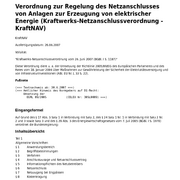Kraftwerks-Netz-Anschluss-Verordnung