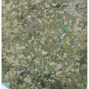Tracékaart ondergrondse kabel Ellewoutsdijk-Goes