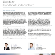 SuedLink Rundbrief Bodenschutz Ausgabe 1 2020