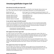 Umsetzungsleitfaden Urgent-Call