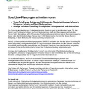20200218 PM SuedLink Antrag Planfeststellungsverfahren