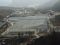 Konverterbaustelle NordLink in Tonstad (Ertsmyra)/Norwegen im Frühjahr 2016